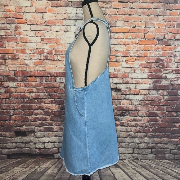 Ladies' Denim Overall Dress, Size M, EUC - Picture 3 of 13